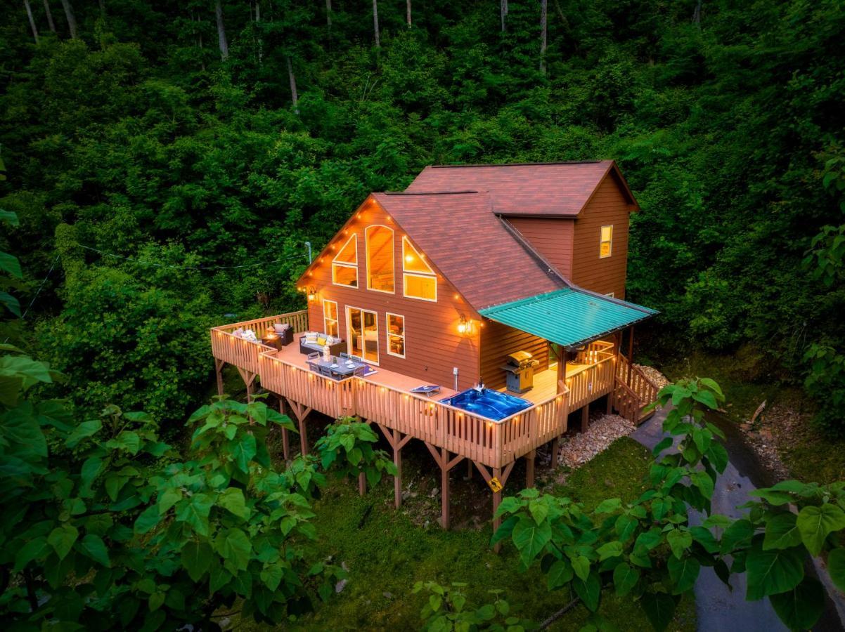 Mountainside - New Luxury Cabin-Fire Table-Hot Tub-3 Pools-Ps5-Bears Gatlinburg Dış mekan fotoğraf